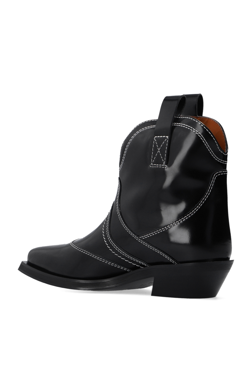 Ganni low clearance texas ankle boots